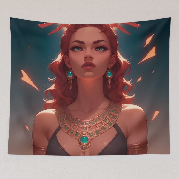 Item preview, Scorpio Zodiac Woman – Mystic Astrology Art for Scorpio Lovers designed and sold by NovaFlair-Co.