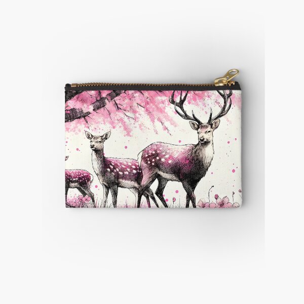 Item preview, Deer in Sakura Blossom Meadow designed and sold by inkNext.