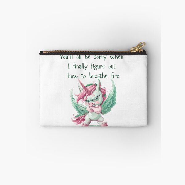 Item preview, Pink Dragon Breathing Fire Sarcastic Snarky Funny  designed and sold by kalyssa44.