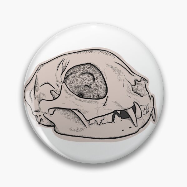 Item preview, Cat skull designed and sold by Mofitzen.