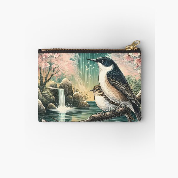 Item preview, Nightingales Amidst Sakura and Koi designed and sold by inkNext.