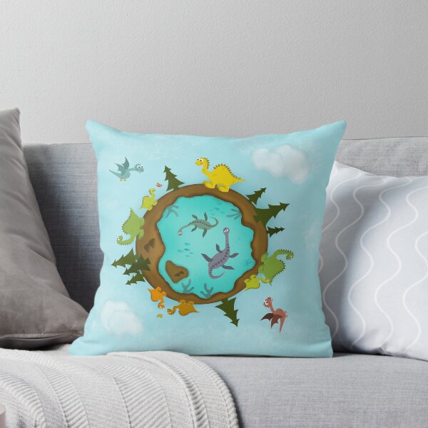 Item preview, Colorful Happy Dino Land designed and sold by greenPAWS graphics.