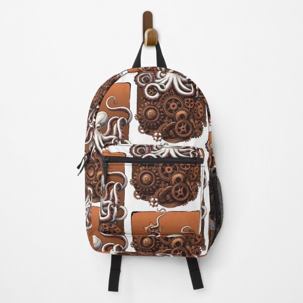 Item preview, Steampunk Octopus – Gears & Cogs Mechanical Design designed and sold by BashmentBoss.
