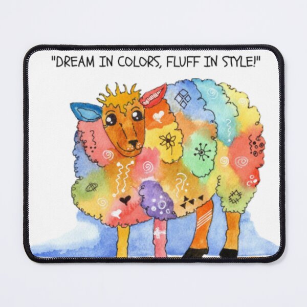 Item preview, Dream colorful sheep designed and sold by Mojaniart.
