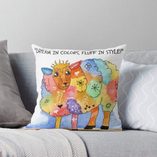 Item preview, Dream colorful sheep designed and sold by Mojaniart.
