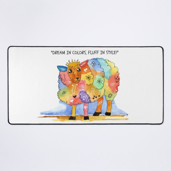 Item preview, Dream colorful sheep designed and sold by Mojaniart.