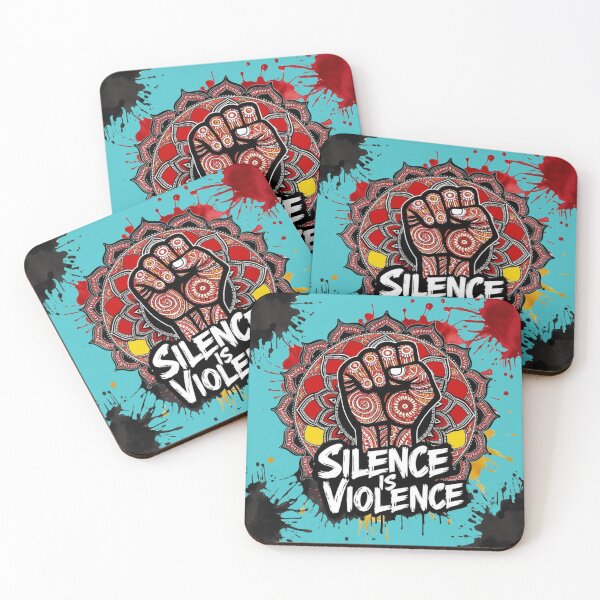 Item preview, Silence is Violence – Stand for Justice designed and sold by DehatiCanvas.