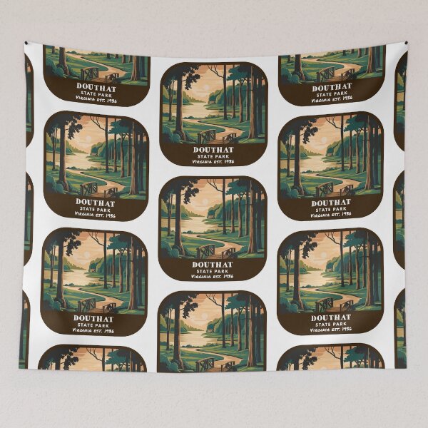 Item preview, Vintage Douthat State Park (Virginia State Park) designed and sold by RabbitK.