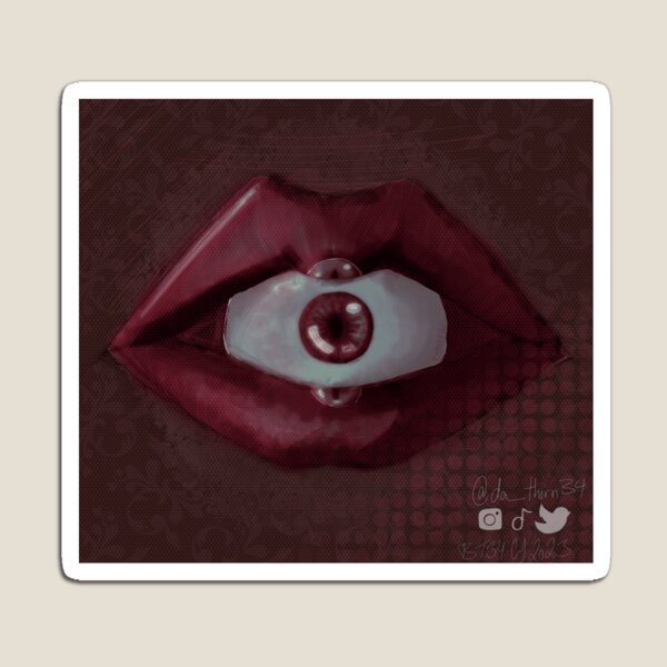 Item preview, E(ye)rily lips  designed and sold by ThornsCorner.