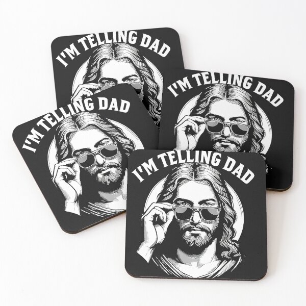 Item preview, I'm Telling Dad Jesus Meme designed and sold by FunCling.