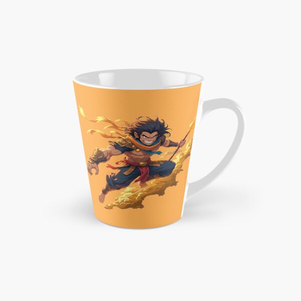 Item preview, Epic Warrior Monk with Fire Staff - Anime Style Fantasy Art designed and sold by TopUpDesign.