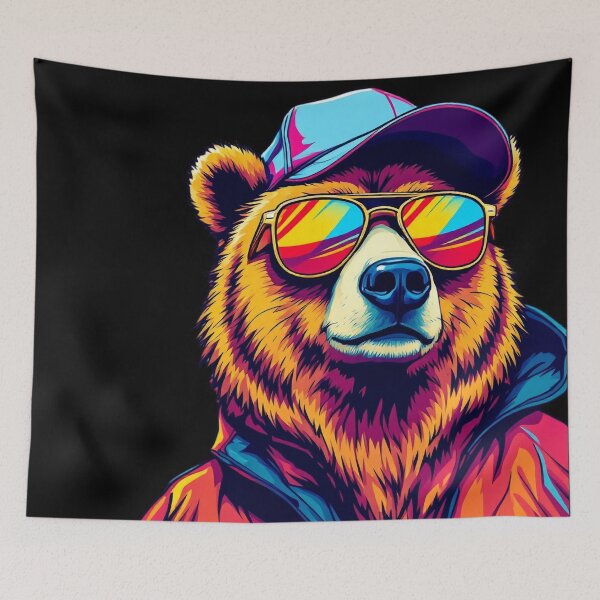 Item preview, Funky Bear designed and sold by roxysnextgenart.