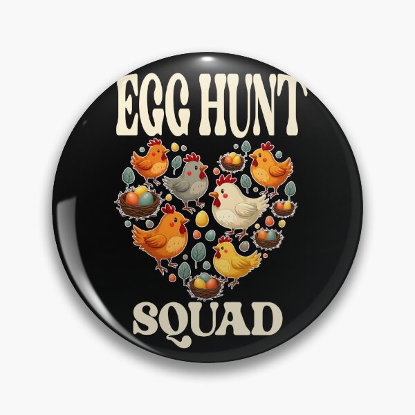 Item preview, EGG HUNT SQUAD easter eggs Happy Easter Chicken Chicks  designed and sold by Jt41.
