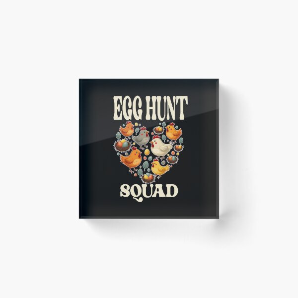 Item preview, EGG HUNT SQUAD easter eggs Happy Easter Chicken Chicks  designed and sold by Jt41.