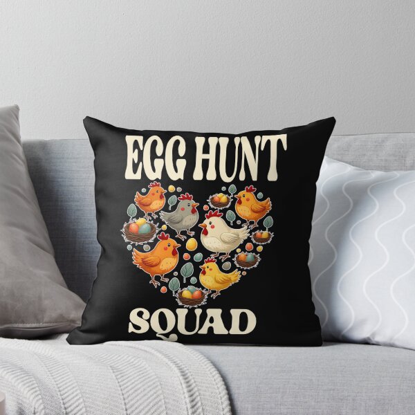 Item preview, EGG HUNT SQUAD easter eggs Happy Easter Chicken Chicks  designed and sold by Jt41.