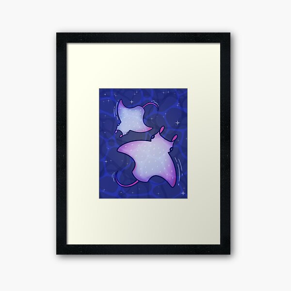 Item preview, Starry Manta Rays designed and sold by SmallBeanCraftStudio.