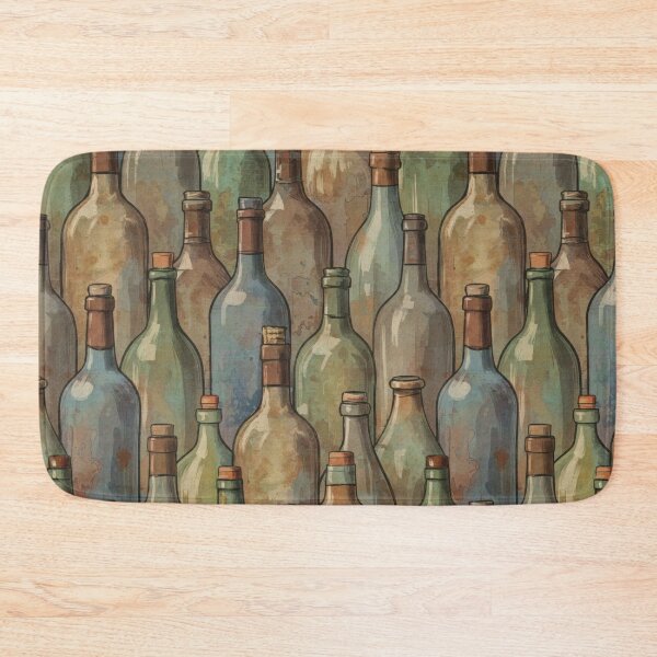 Item preview, Wine Bottles Vintage Antique Vineyard Cellar Party Celebrations designed and sold by TheTimeTaxi.