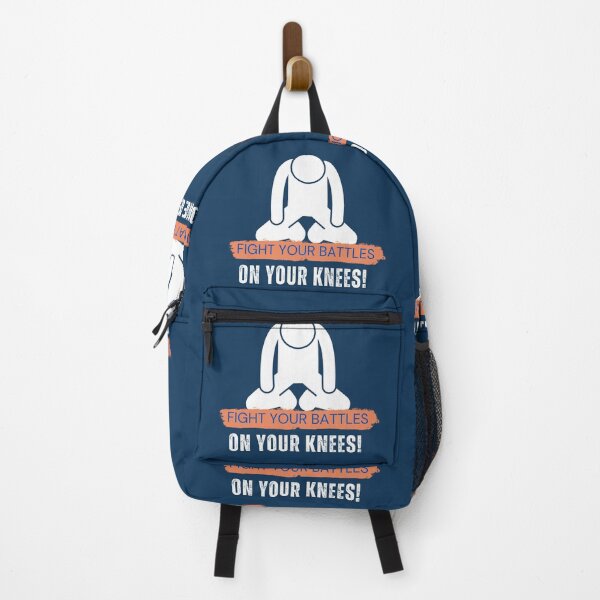 Item preview, FIGHT YOUR BATTLES ON YOUR KNEES designed and sold by mench64.