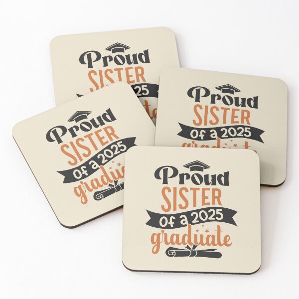 Item preview, Proud Sister Of A 2025 Graduate Family Member Graduation designed and sold by eclecTEEq.