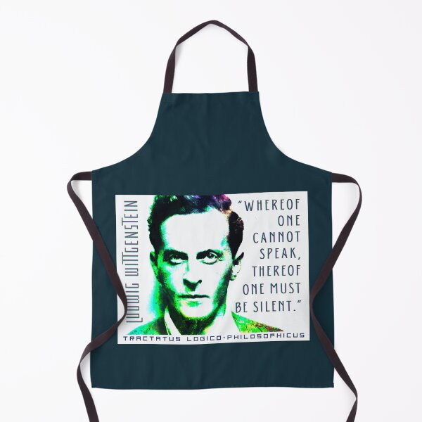 Item preview, Ludwig Wittgenstein quote: Whereof one cannot speak, thereof one must be silent. designed and sold by artbleed.