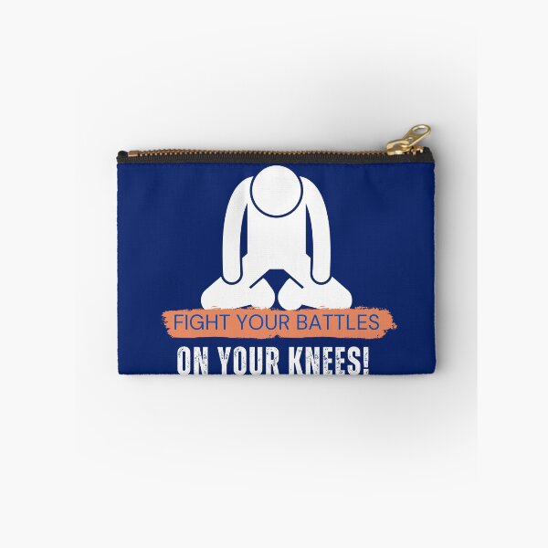 Item preview, FIGHT YOUR BATTLES ON YOUR KNEES designed and sold by mench64.