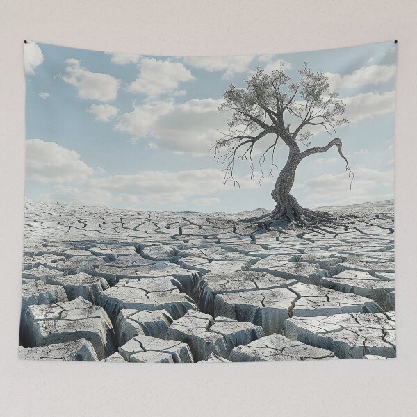Item preview, drought-stricken landscape where the once fertile. designed and sold by CheerForGoods.