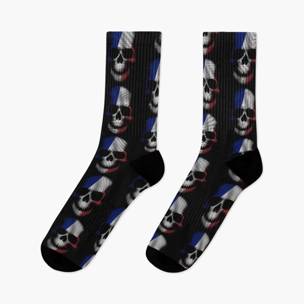 Item preview, Skulls France Flag Halloween Skeleton Men Women designed and sold by rafaeltto.