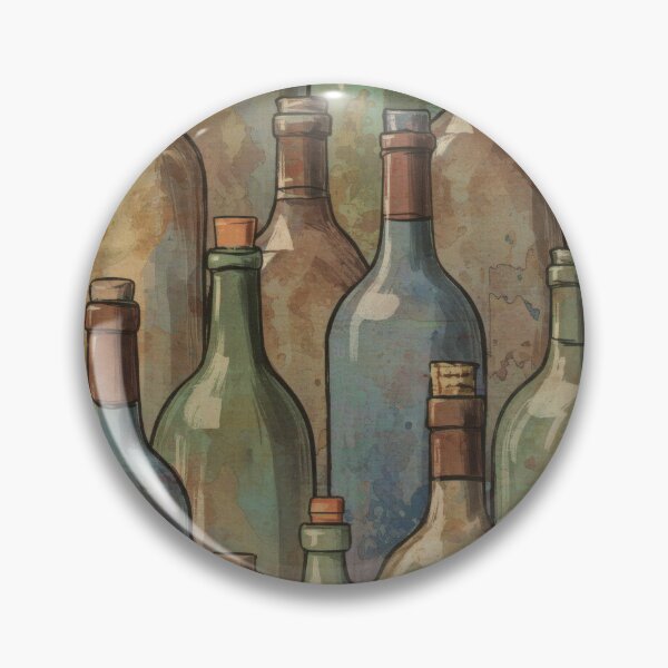 Item preview, Wine Bottles Vintage Antique Vineyard Cellar Party Celebrations designed and sold by TheTimeTaxi.