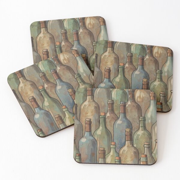 Item preview, Wine Bottles Vintage Antique Vineyard Cellar Party Celebrations designed and sold by TheTimeTaxi.