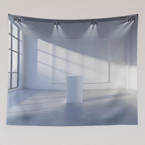 Item preview, white studio space The room features large window. designed and sold by CheerForGoods.