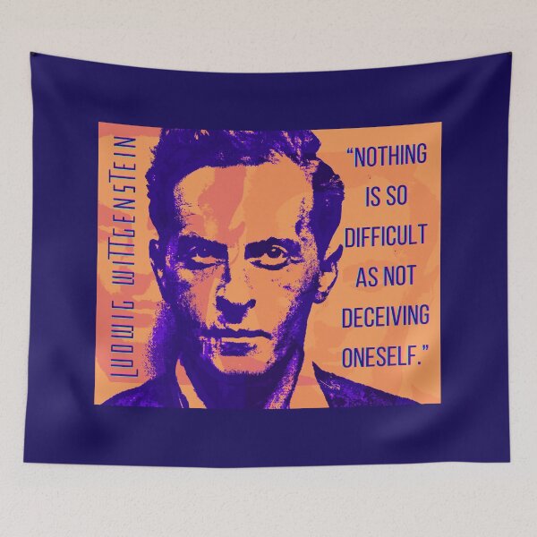 Item preview, Copy of Ludwig Wittgenstein quote: Whereof one cannot speak, thereof one must be silent. designed and sold by artbleed.