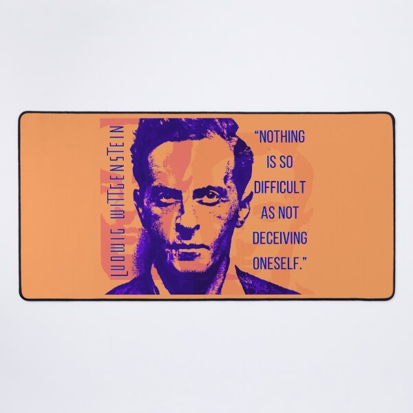 Item preview, Copy of Ludwig Wittgenstein quote: Whereof one cannot speak, thereof one must be silent. designed and sold by artbleed.