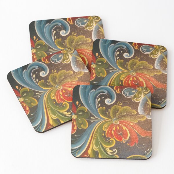 Item preview, Traditional Norwegian Telemark Rosemaling designed and sold by Forestwood.
