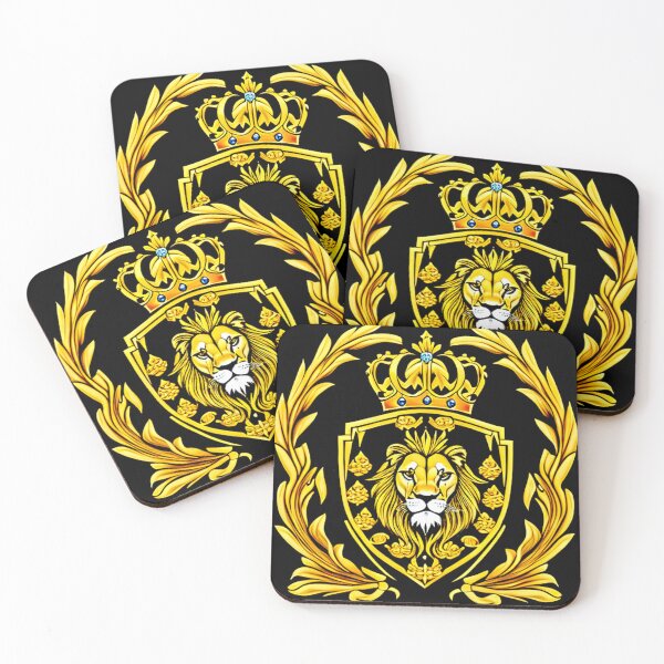 Item preview, Crown of the Wild: The Royal Lion and Golden Laurel Crest designed and sold by Highlandkings.