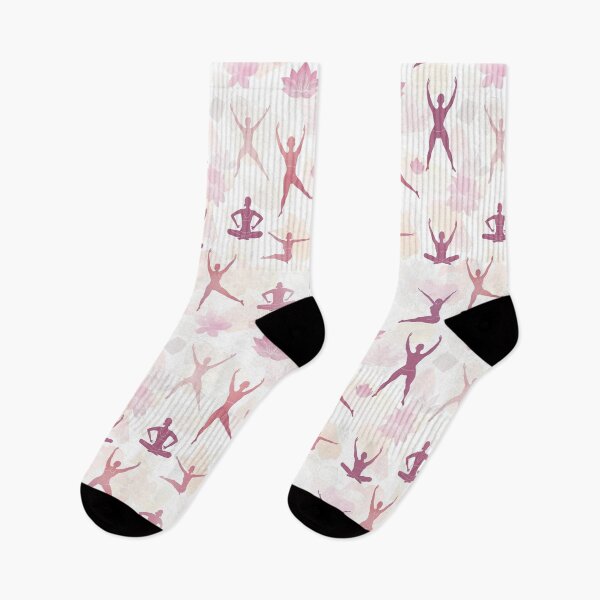 Item preview, Tranquil Yoga Poses in Soft Pastel Design designed and sold by Piotrek0001.