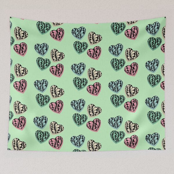 Item preview, Zen Flower Petal Art - Candy Valentine Hearts designed and sold by SpeakBoldly.