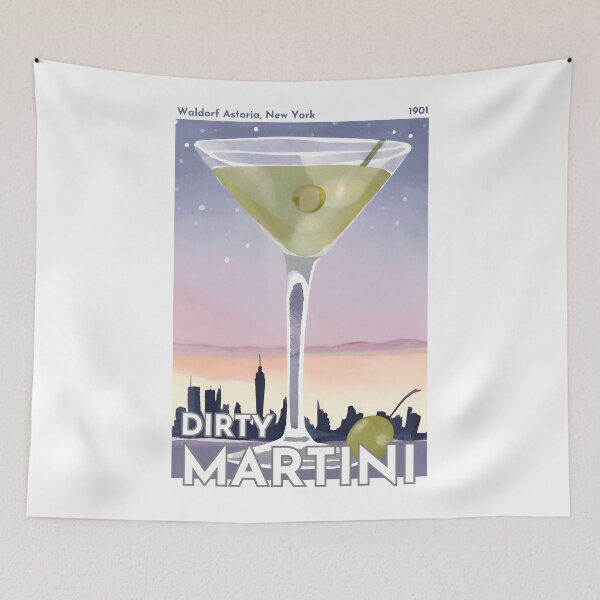 Item preview, Dirty Martini Cocktail in New York City designed and sold by MurellosArt.