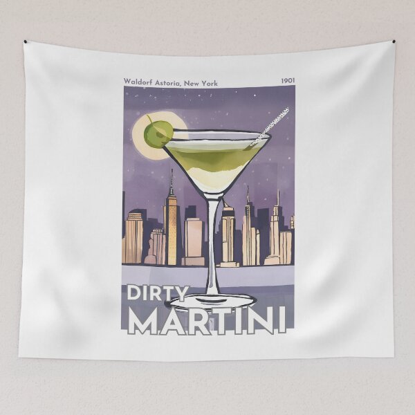 Item preview, Dirty Martini Cocktail in NY City 1901 designed and sold by MurellosArt.