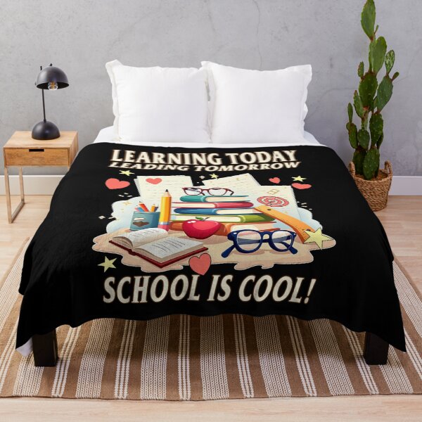 Item preview, LEARNING TODAY LEADING TOMORROW SCHOOL IS COOL student teacher school vibes study hard high school college universities  designed and sold by Jt41.