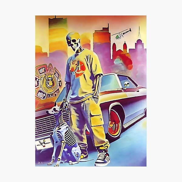 Item preview, Xolowear24 lowrider city backdrop  designed and sold by XoloWear24.