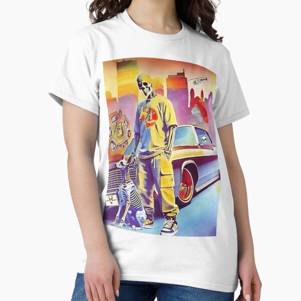 Xolowear24 lowrider city backdrop Classic T-Shirt