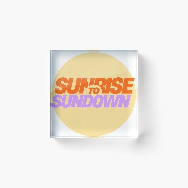 Item preview, Sunrise to Sundown – A Day in Motion designed and sold by nav2107.