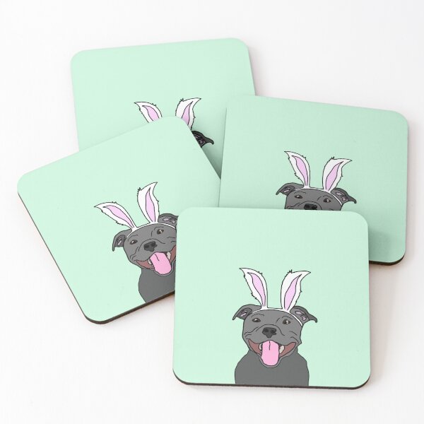 Item preview, Bunny Staffy (blue) designed and sold by madebyi.