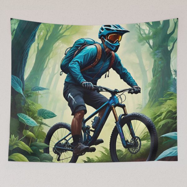 Item preview, MTB Hidden in the Bracken of a Dense Forest designed and sold by GrizzlyCollective.