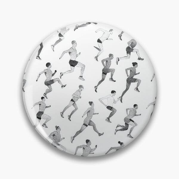 Item preview, Repetitive Running Figures in Bold Design designed and sold by Piotrek0001.