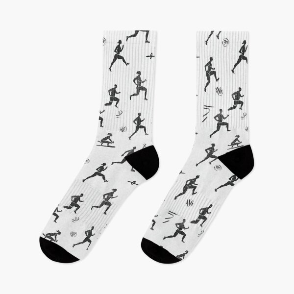 Item preview, Running Figures in Vibrant Fitness Design designed and sold by Piotrek0001.