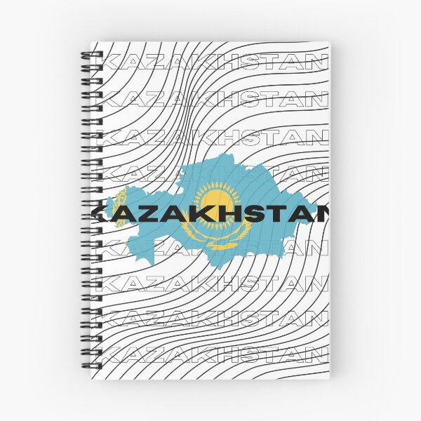 Item preview, Flag Map of Kazakhstan designed and sold by nyblydd.