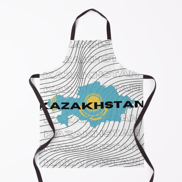 Item preview, Flag Map of Kazakhstan designed and sold by nyblydd.
