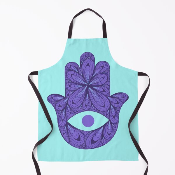 Item preview, Zen Flower Petal Art - Purple Hamsa designed and sold by SpeakBoldly.