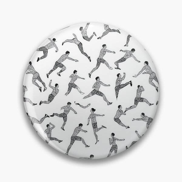 Item preview, Fitness Movement Pattern with Running Theme designed and sold by Piotrek0001.